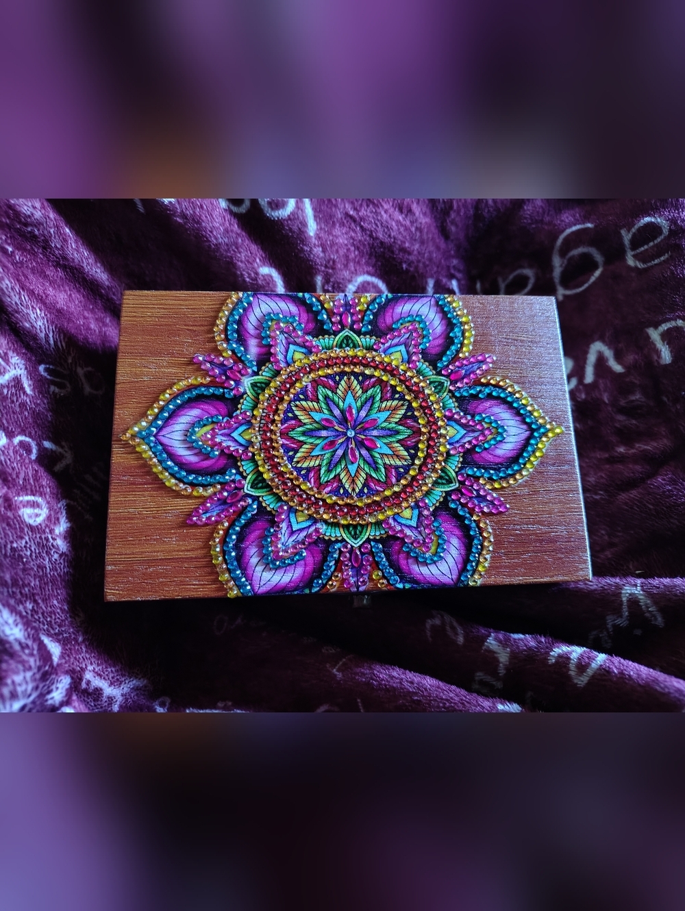 💎🌸💎 PERFECT MOTHERS DAY GIFT 🌸 Handmade Floral Diamond Painting Jewelry Box